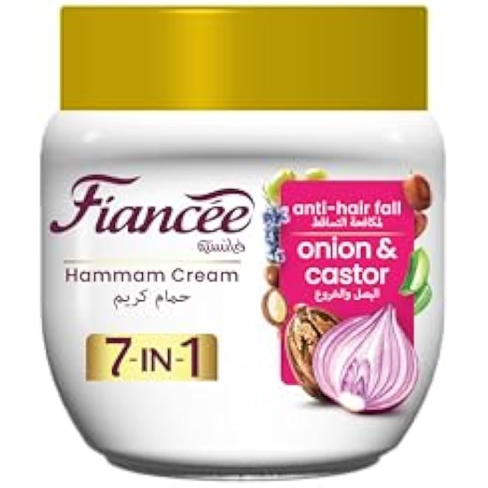 Fiancee Hammam Cream 7 IN 1 With Onion and Castor (Anti-Hair Fall) - 450ML